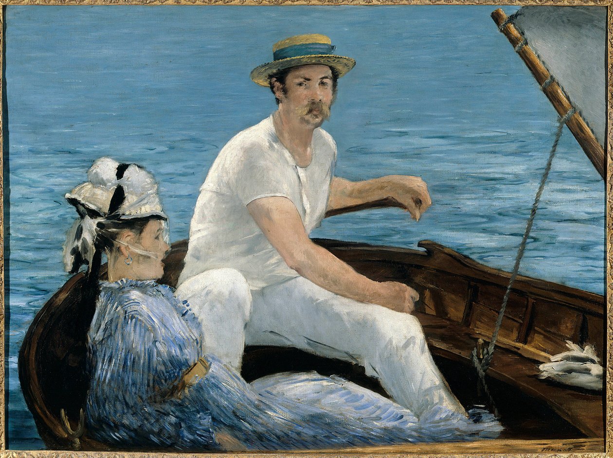 Mit dem Boot von Édouard Manet