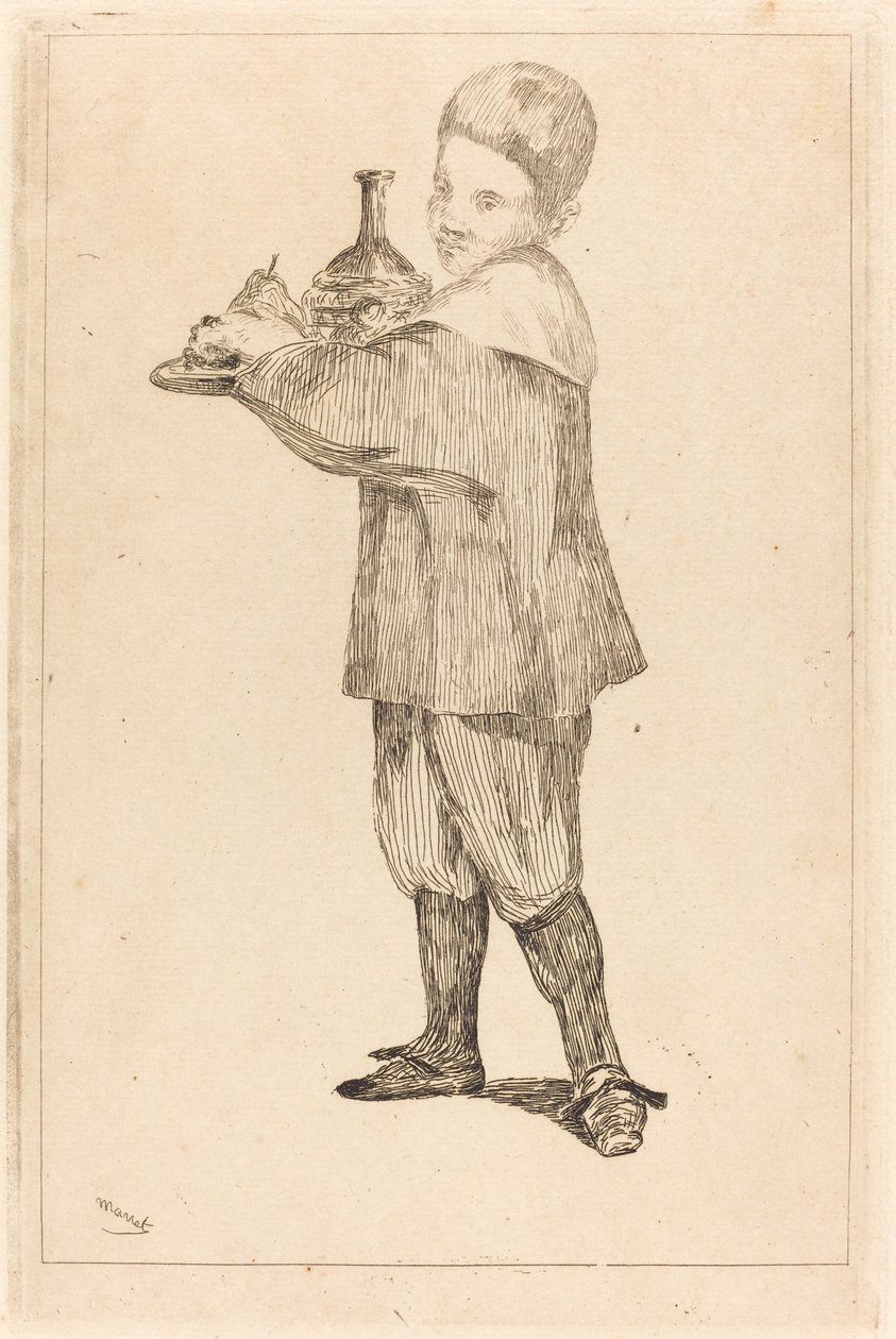 Kind mit Tablett von Édouard Manet