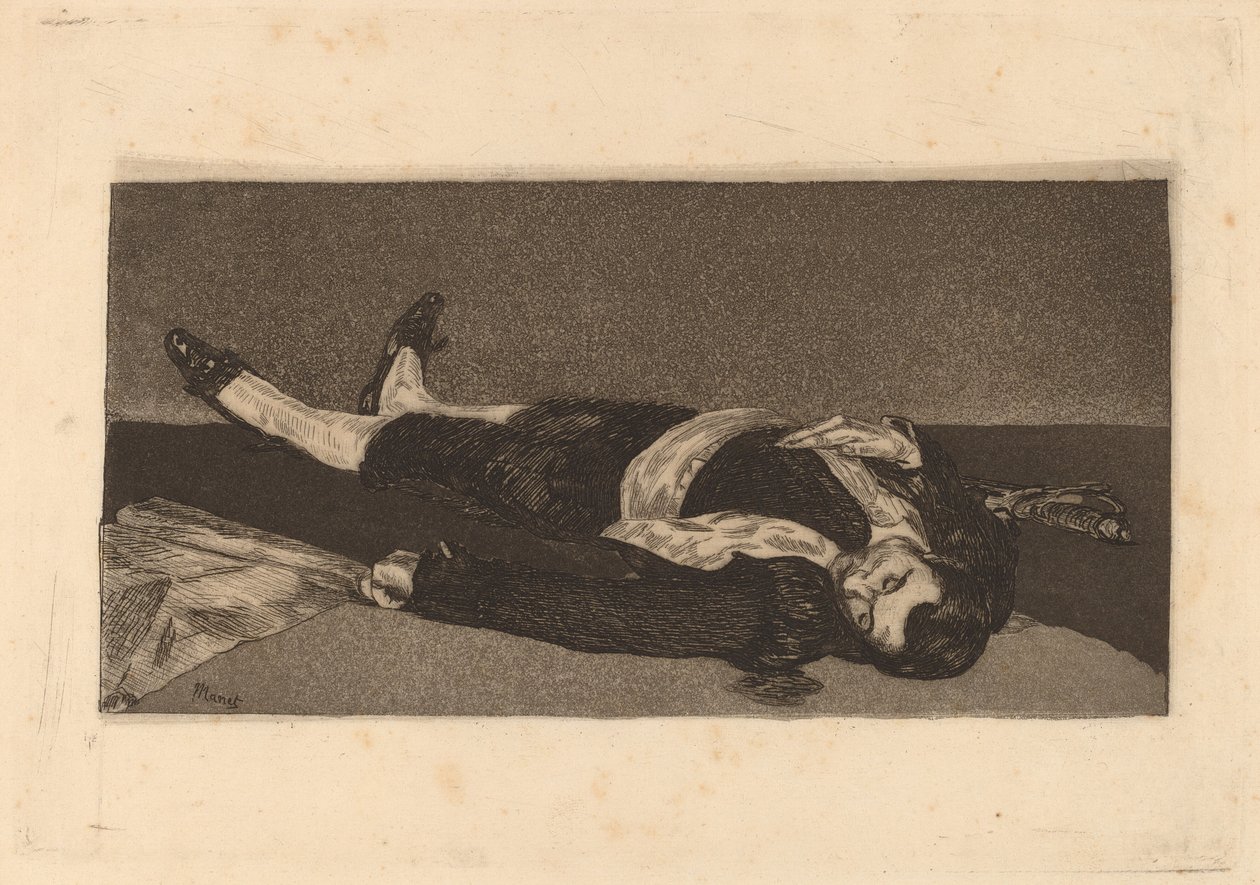 Toter Torero, 1868 von Édouard Manet