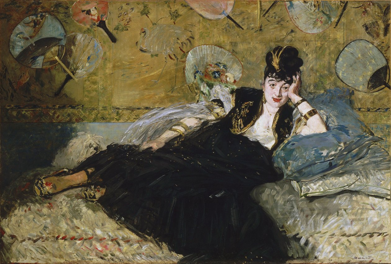 Die Dame mit den Fächern von Édouard Manet