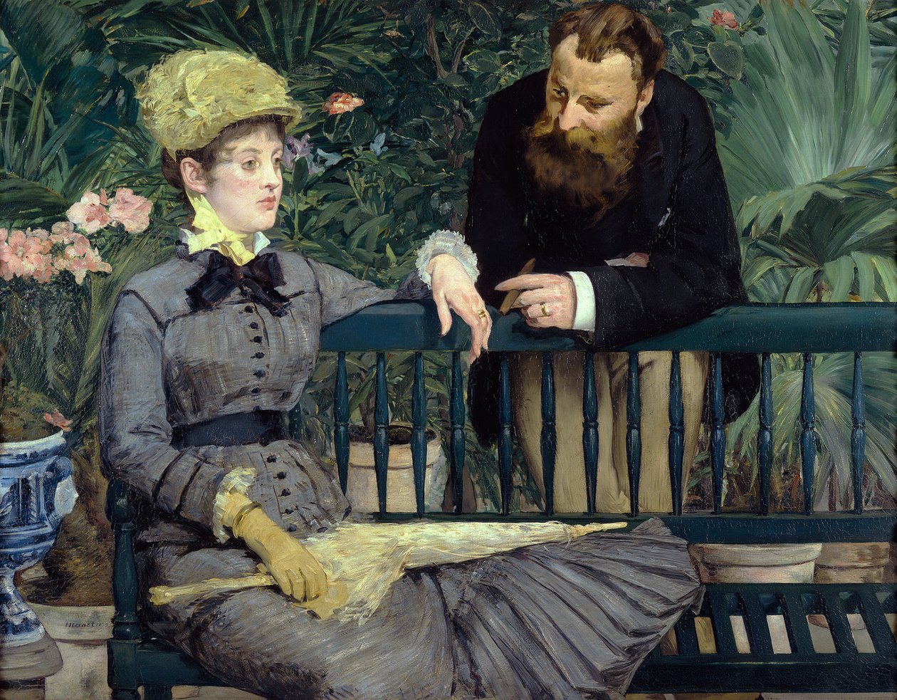 Im Treibhaus von Édouard Manet