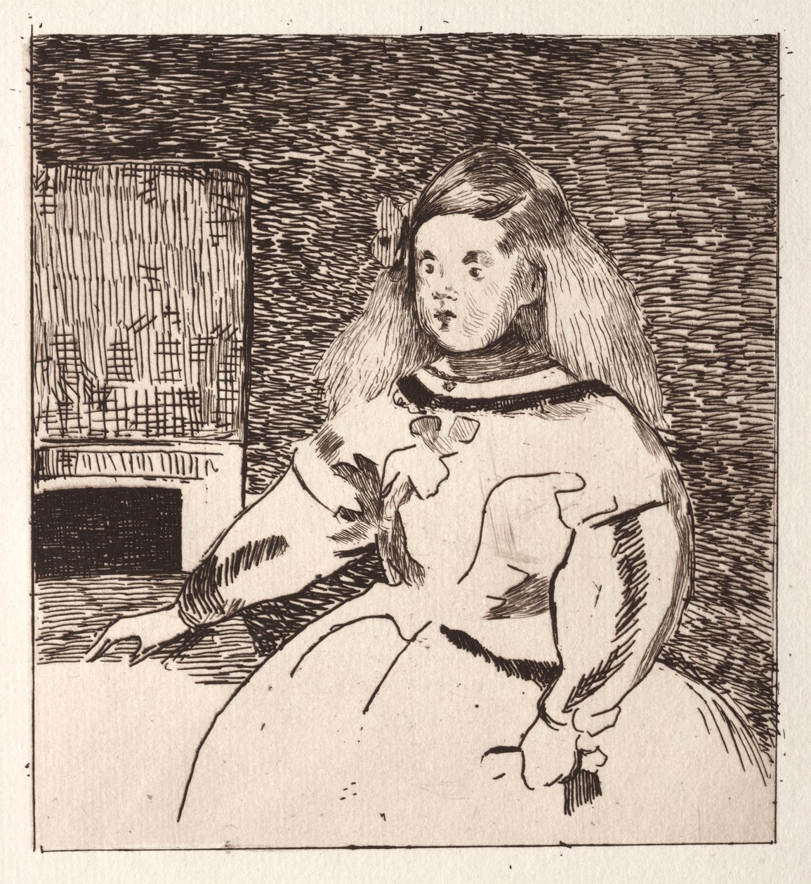 Infanta Margarita, nach Velázquez von Édouard Manet