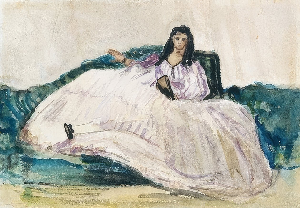 Jeanne Duval - Die Geliebte von Baudelaire von Édouard Manet