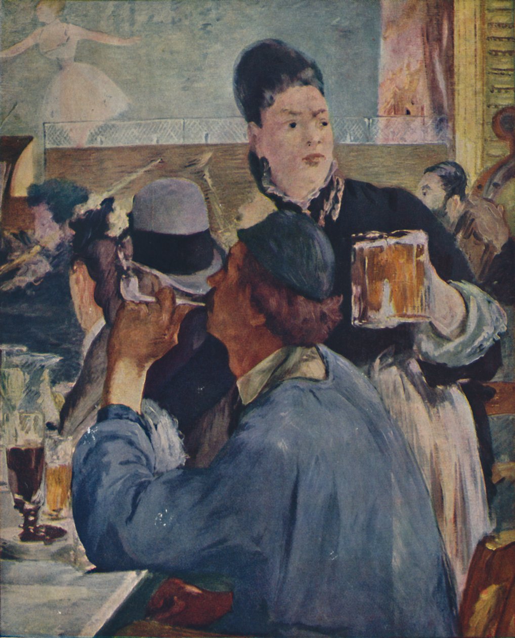 La Serveuse De Bocks, Die Kellnerin, 1879 von Édouard Manet