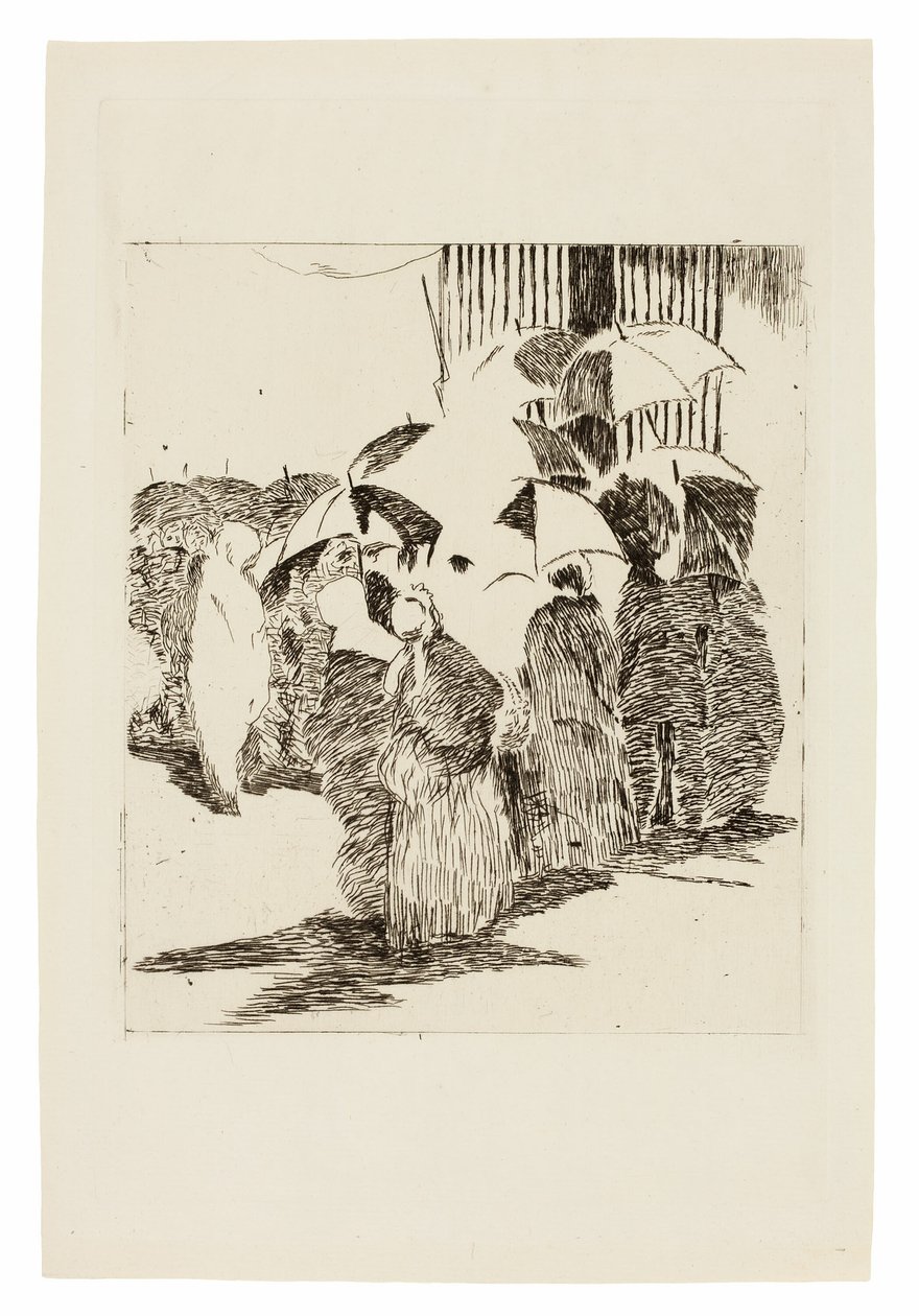 Schlange vor dem Metzgerladen von Édouard Manet