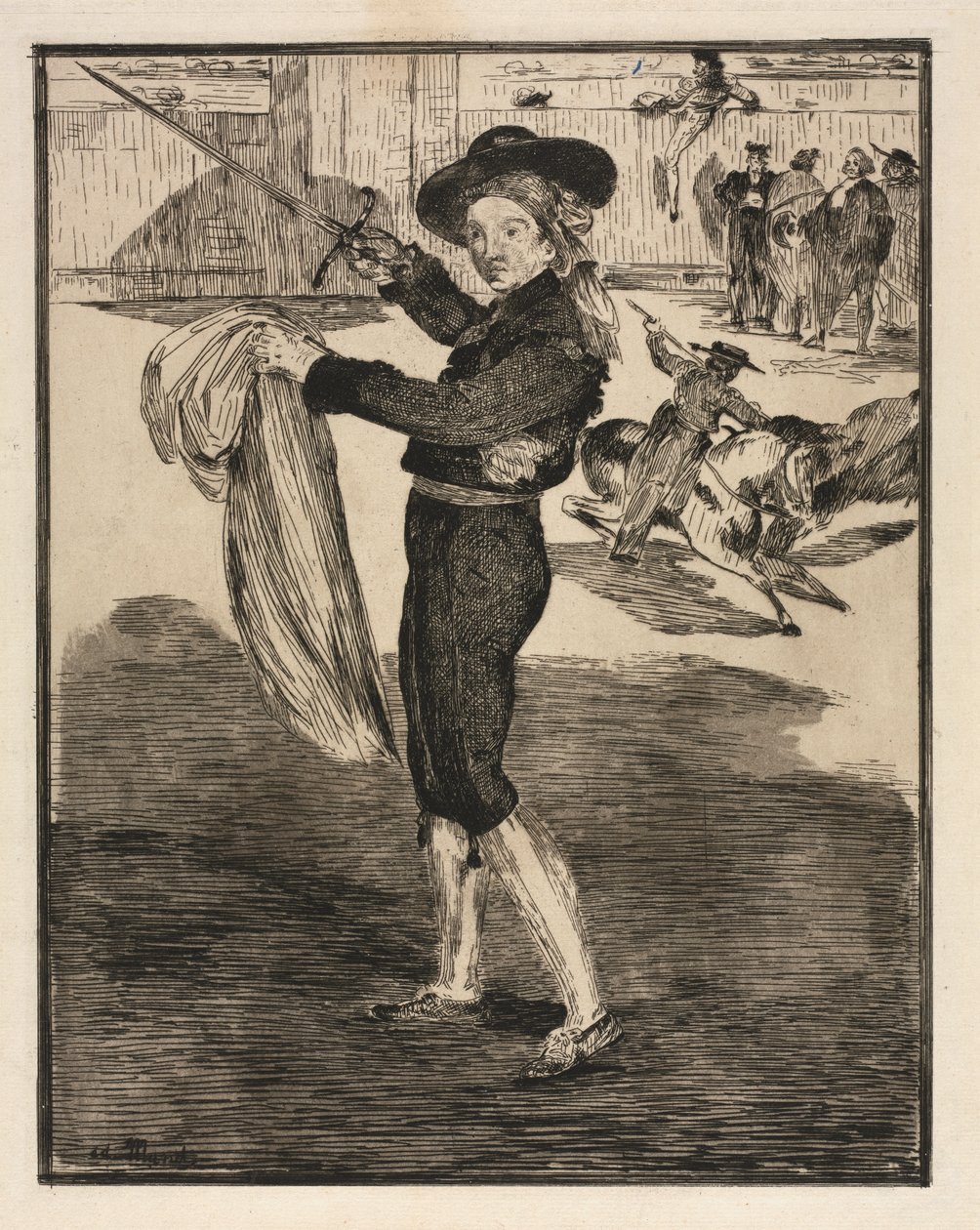 Mille, Victorine im Kostüm eines Espada von Édouard Manet