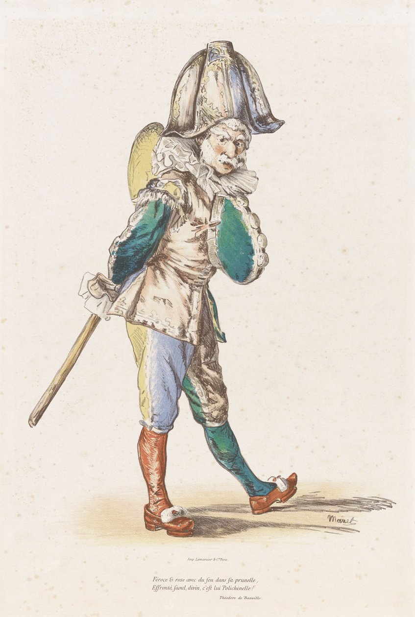 Polichinelle von Édouard Manet