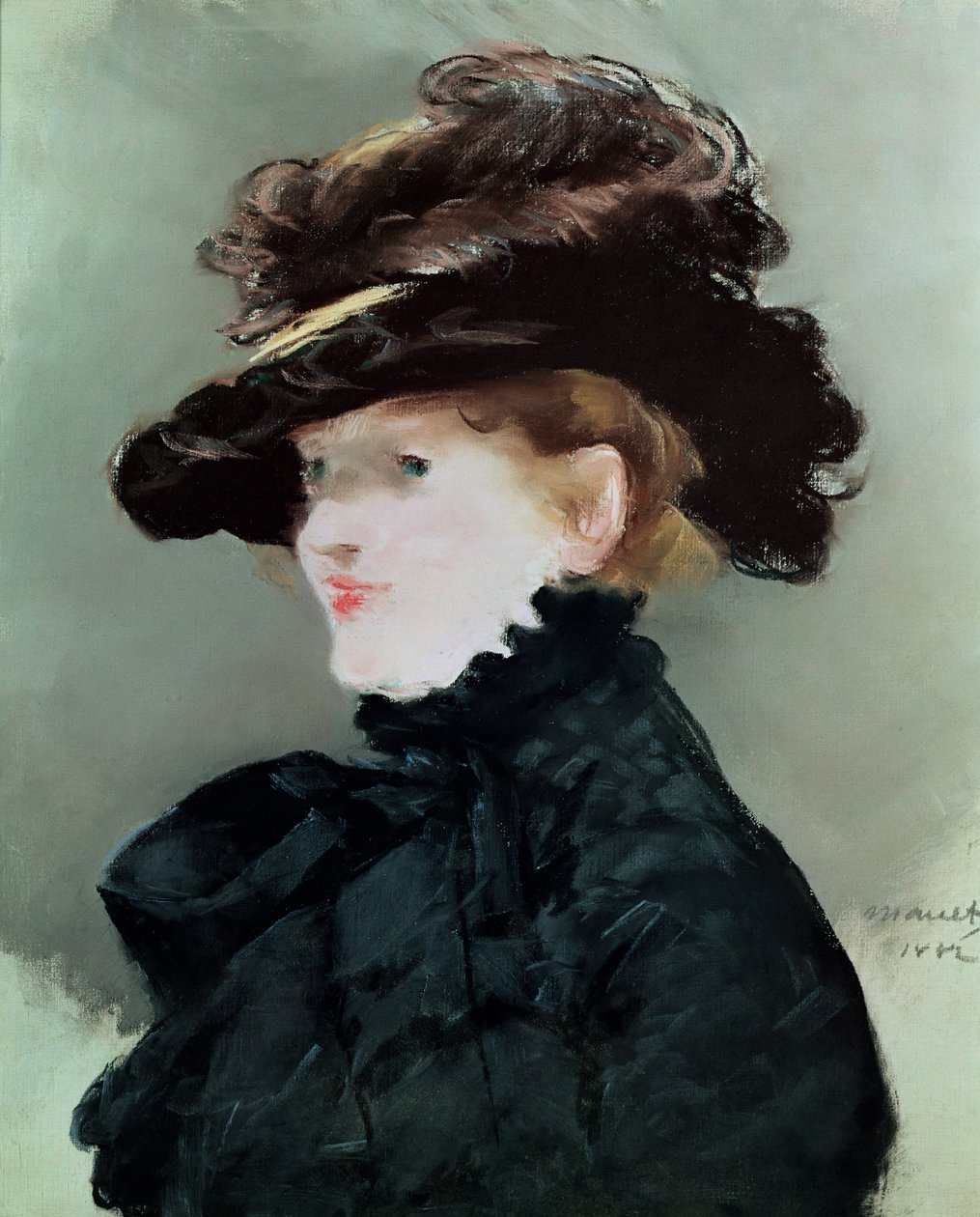 Porträt von Mery Laurent (1849-1900), 1882 von Édouard Manet