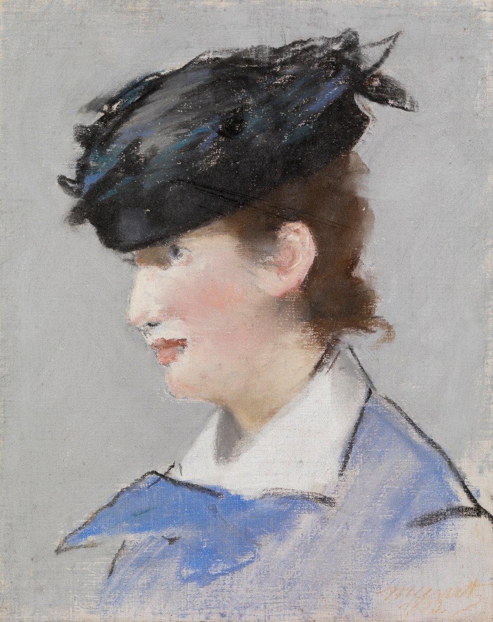 Porträt einer Dame, ca. 1882-83 von Édouard Manet