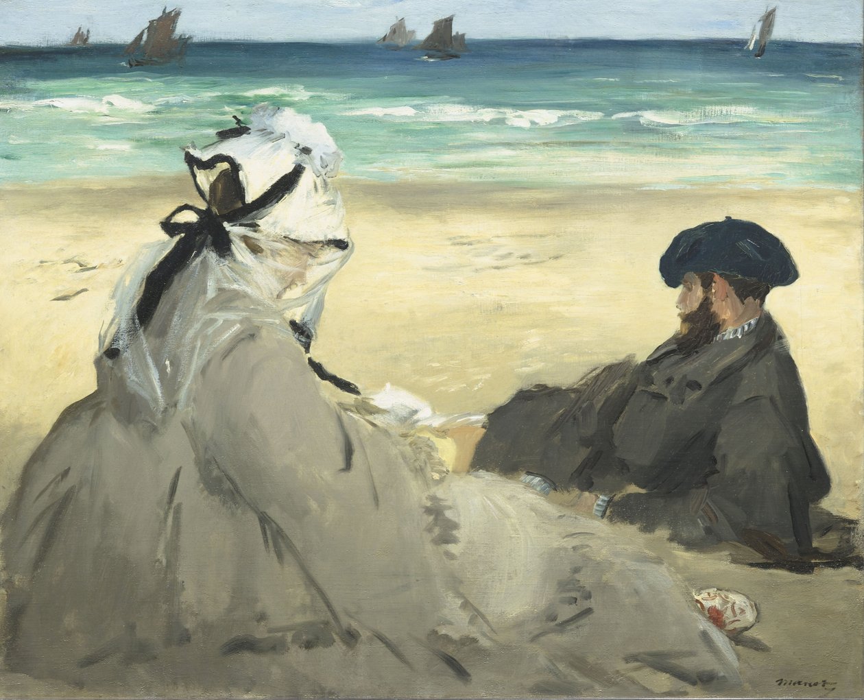 Am Strand von Édouard Manet