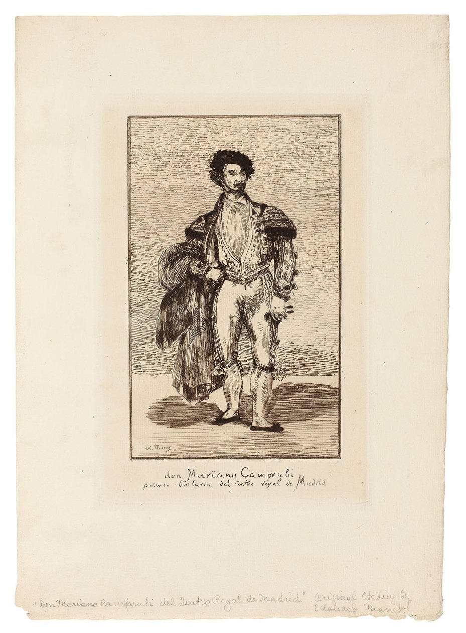 Die Balletttänzerin (Don Mariano Camprubi) von Édouard Manet