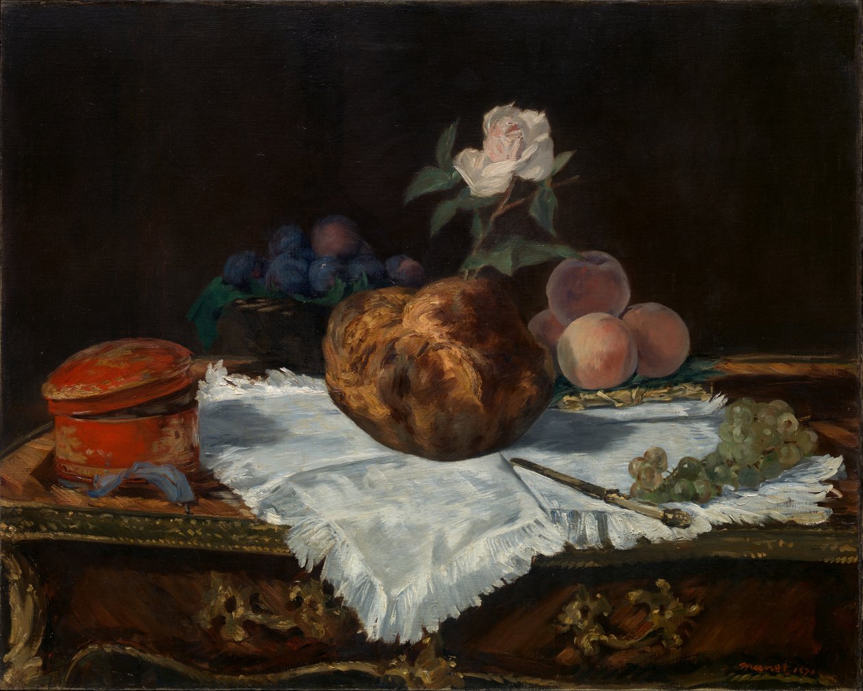 Die Brioche, 1870 von Édouard Manet