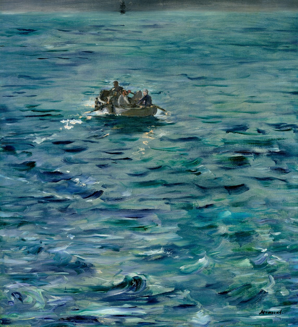 Die Flucht von Henri de Rochefort (1831-1915) 20. März 1874, 1880-81 von Édouard Manet