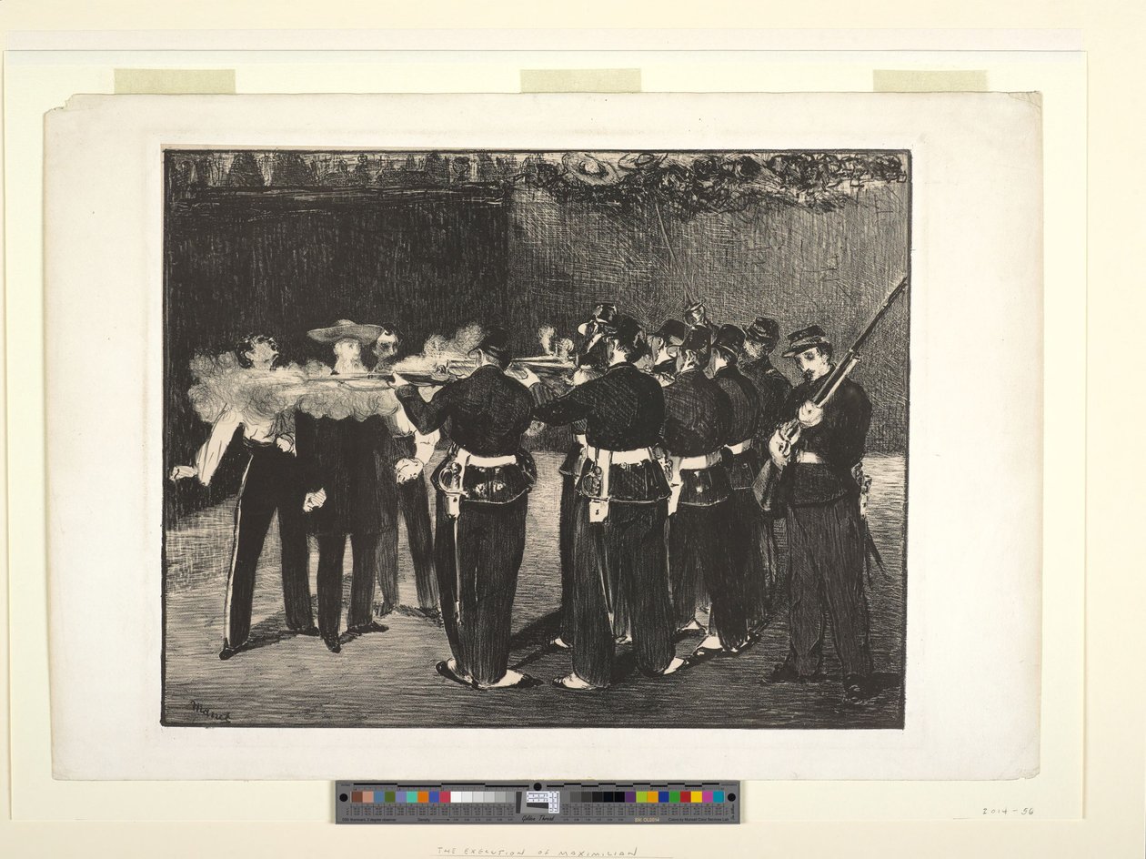 Die Erschießung von Maximilian von Édouard Manet