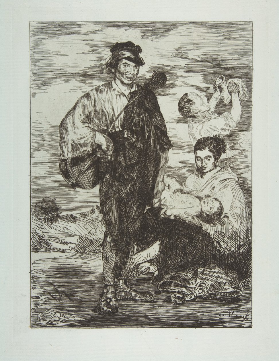 Die Zigeuner von Édouard Manet