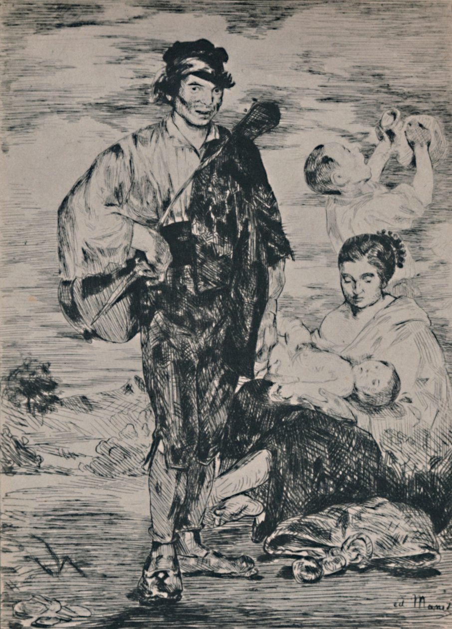 Die Zigeuner, 1862, 1946 von Édouard Manet