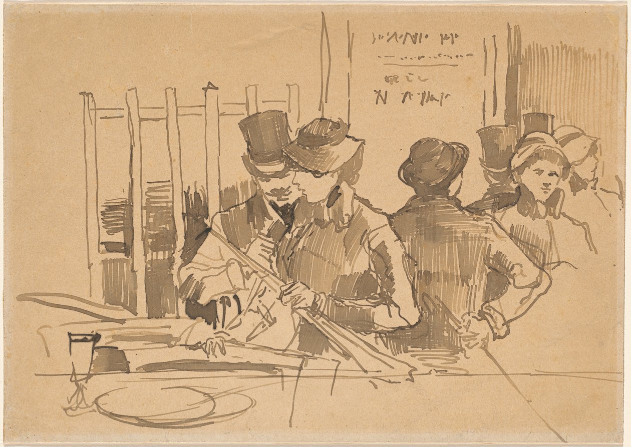 Das Eisenbahnrestaurant von Édouard Manet