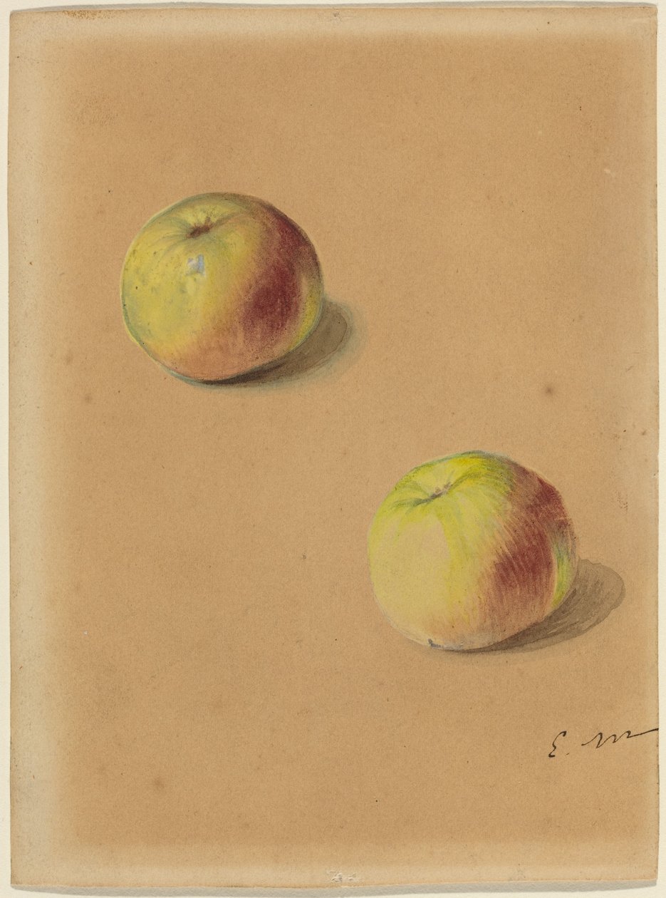 Zwei Äpfel von Édouard Manet