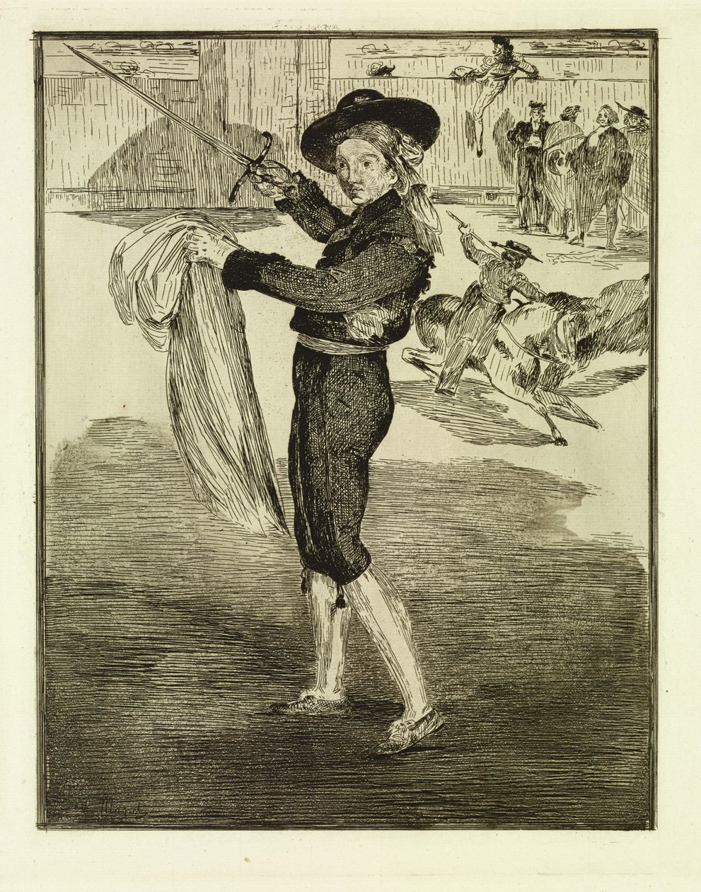 Victorine Meurent im Kostüm einer Espada von Édouard Manet
