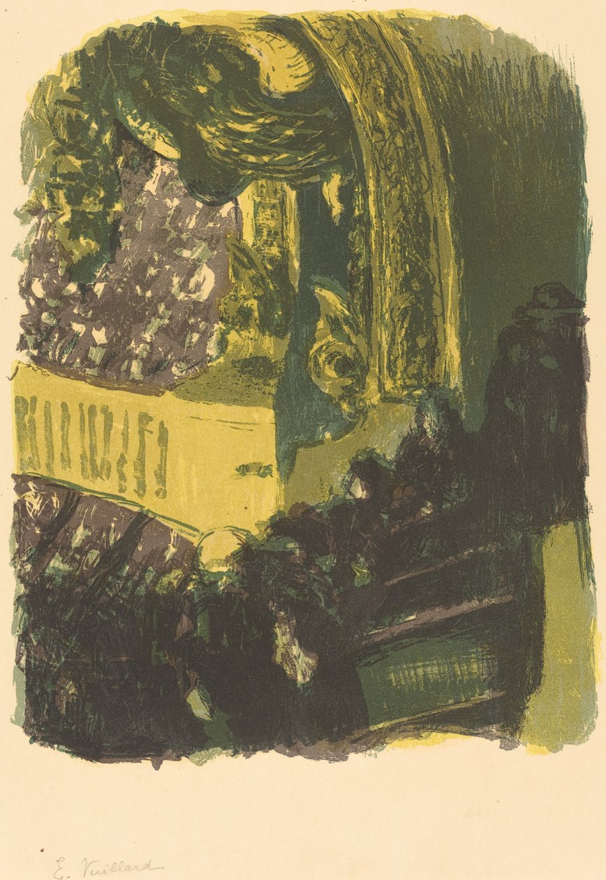 Eine Galerie im Gymnasium, veröffentlicht 1900 von Edouard Vuillard