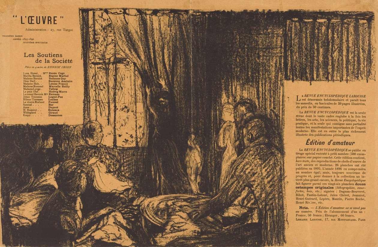 Die Stützen der Gesellschaft von Edouard Vuillard
