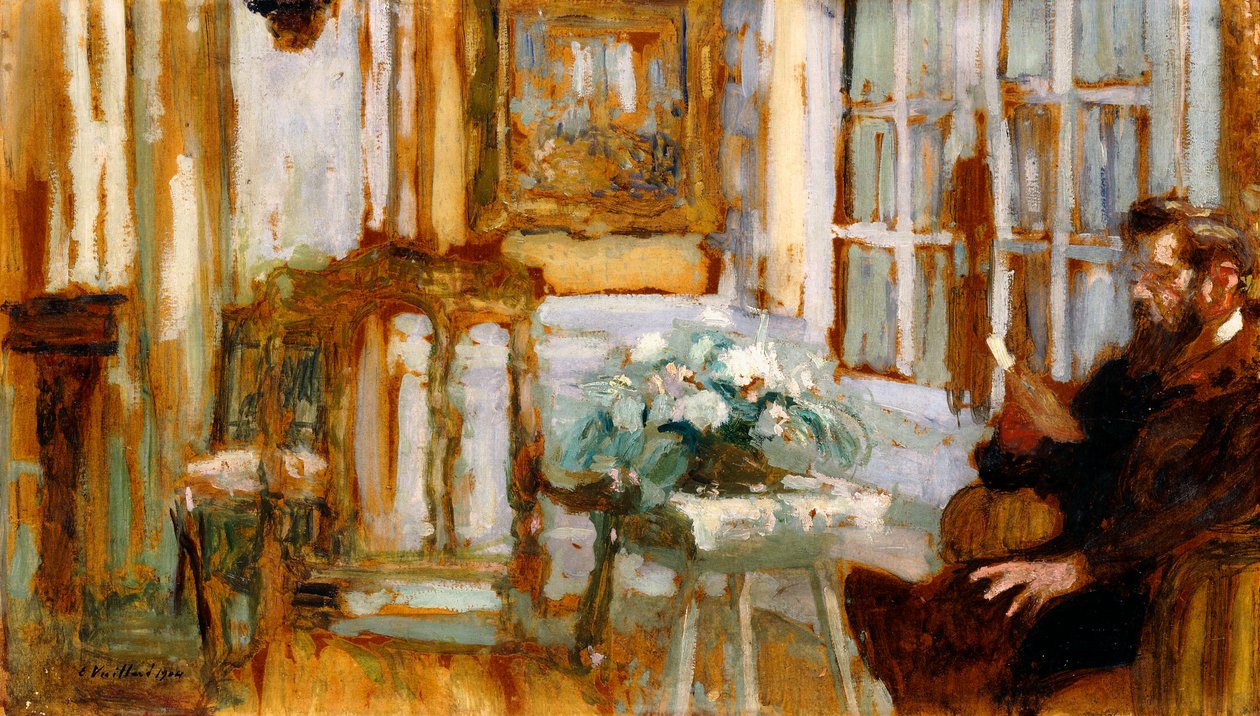 Monsieur Arthur Fontaine in seinem Wohnzimmer, 1904 von Edouard Vuillard