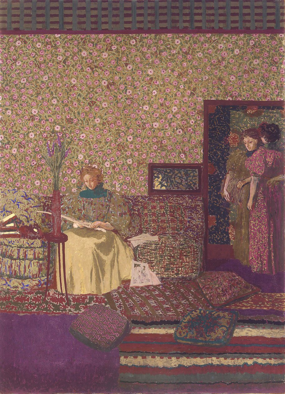 Die Privatsphäre. Dekoration für die Bibliothek von Dr. Vaquez von Edouard Vuillard