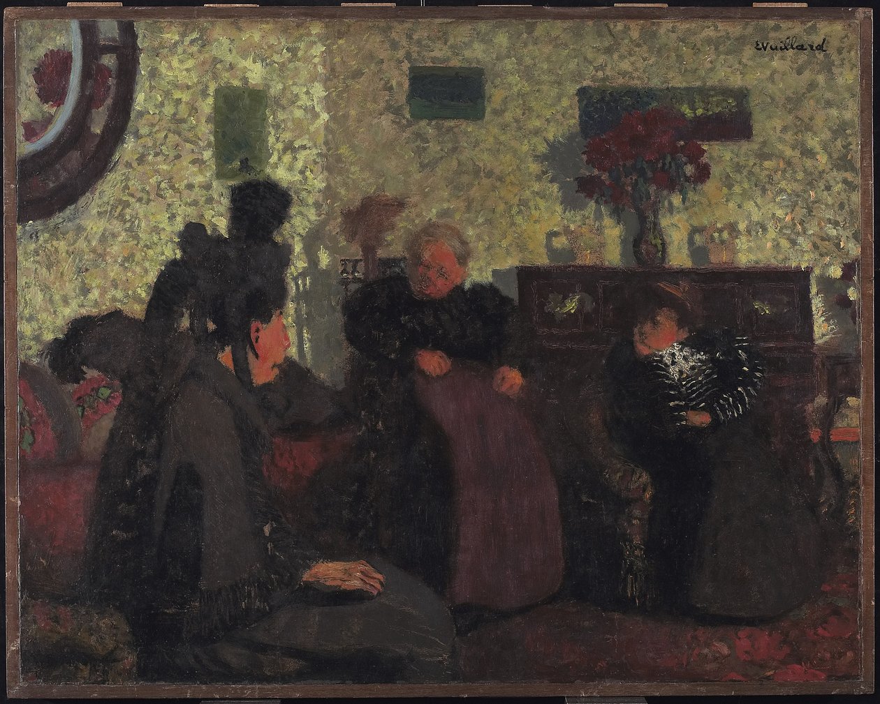 Der Besuch der Witwe, 1899 von Edouard Vuillard