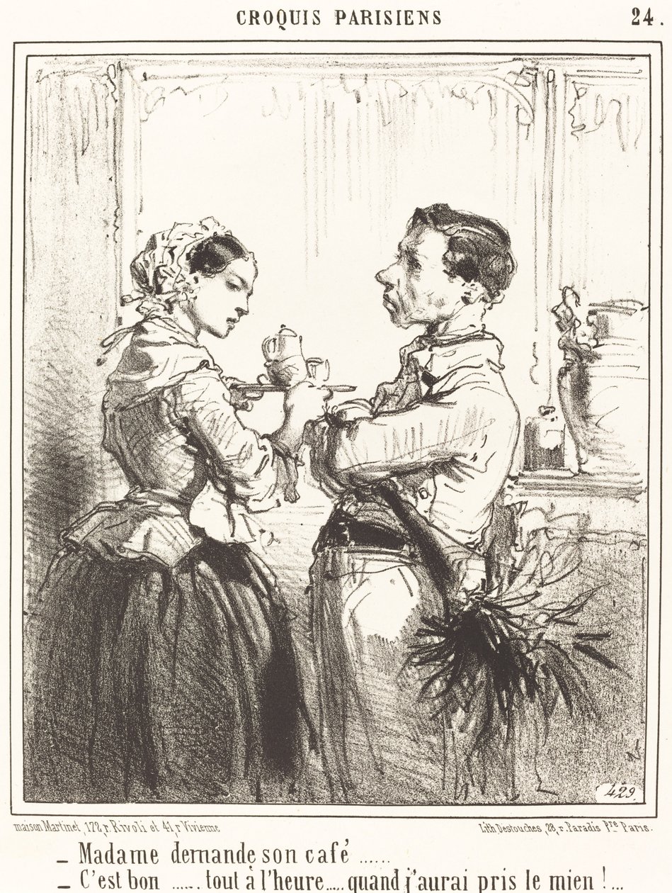 Madame verlangt ihren Kaffee von Edouard de Beaumont
