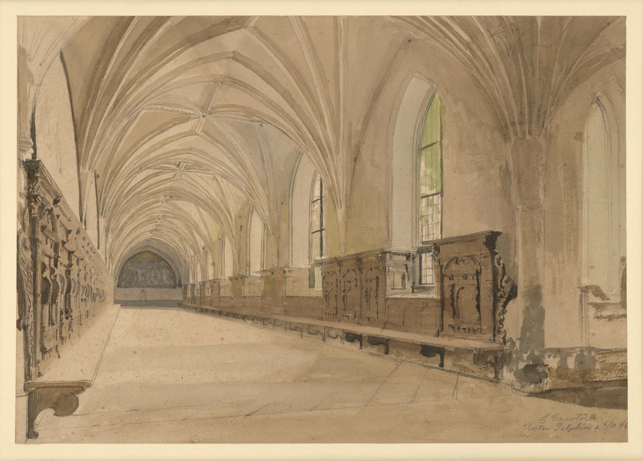 Halle aus dem Kloster Pelplin von Eduard Gaertner