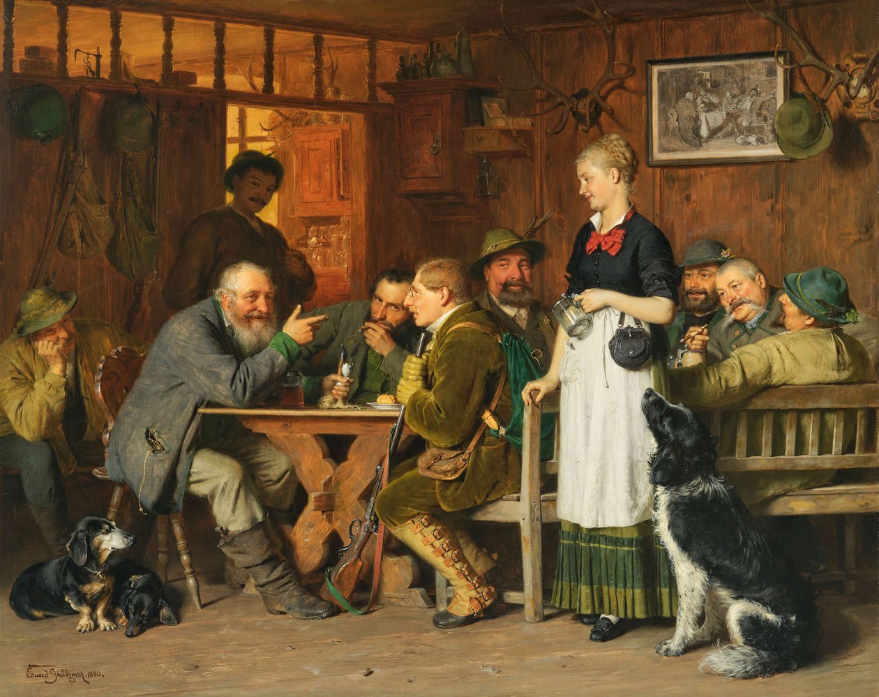 Der Sonntagsjäger von Eduard von Grutzner