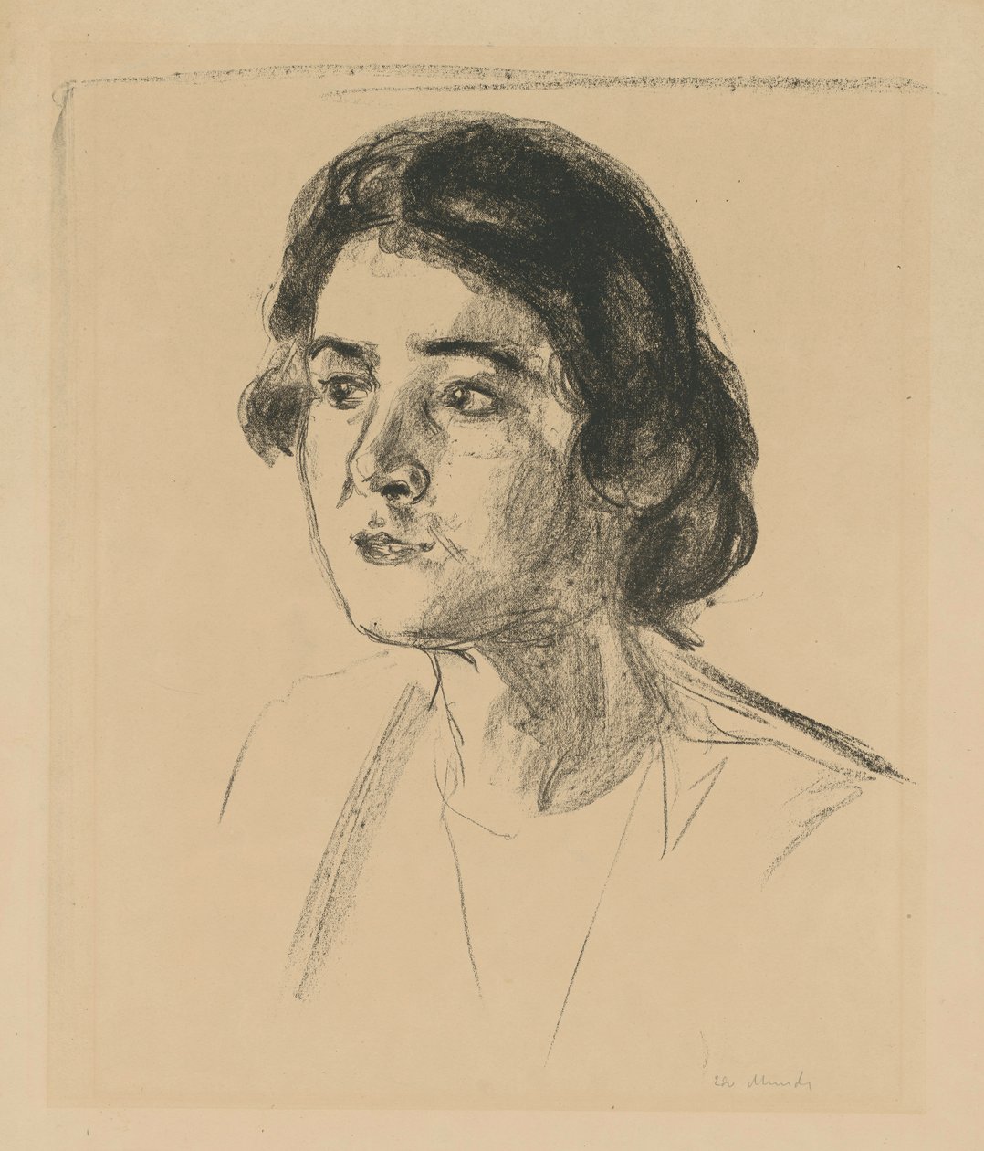 Frau Wedel II von Edvard Munch