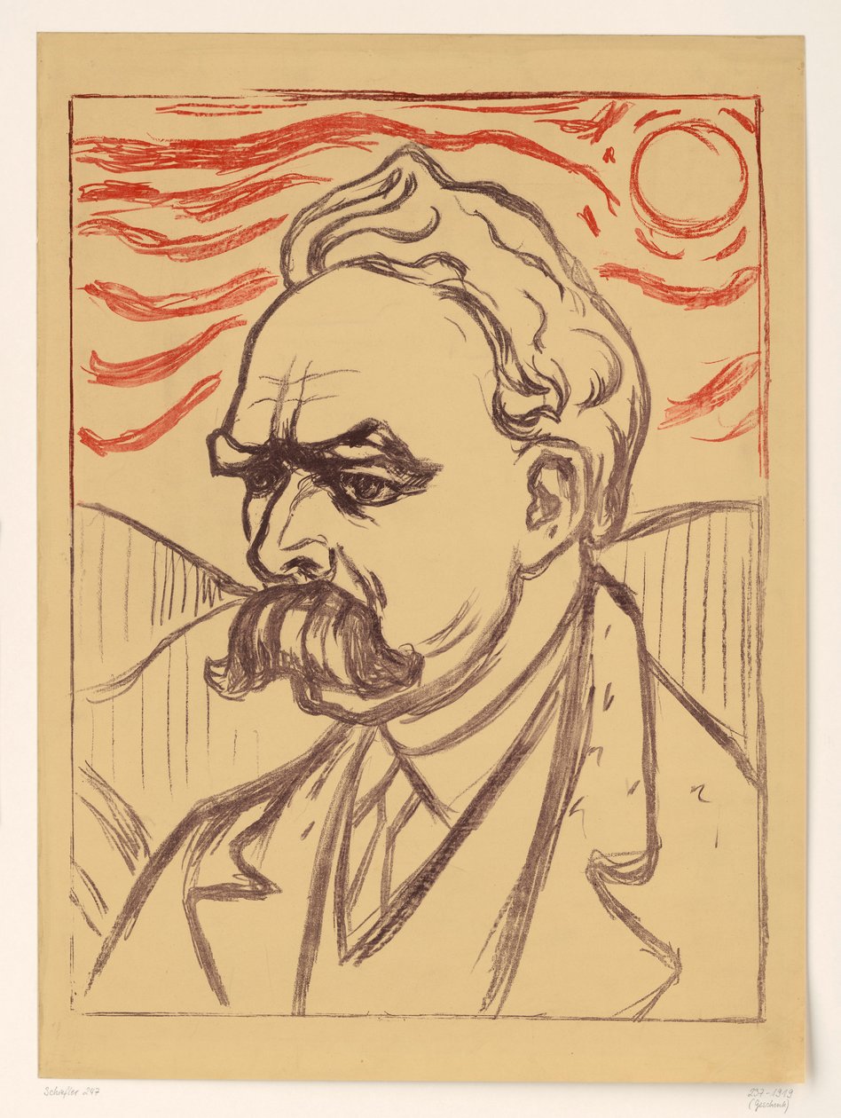 Friedrich Nietzsche von Edvard Munch