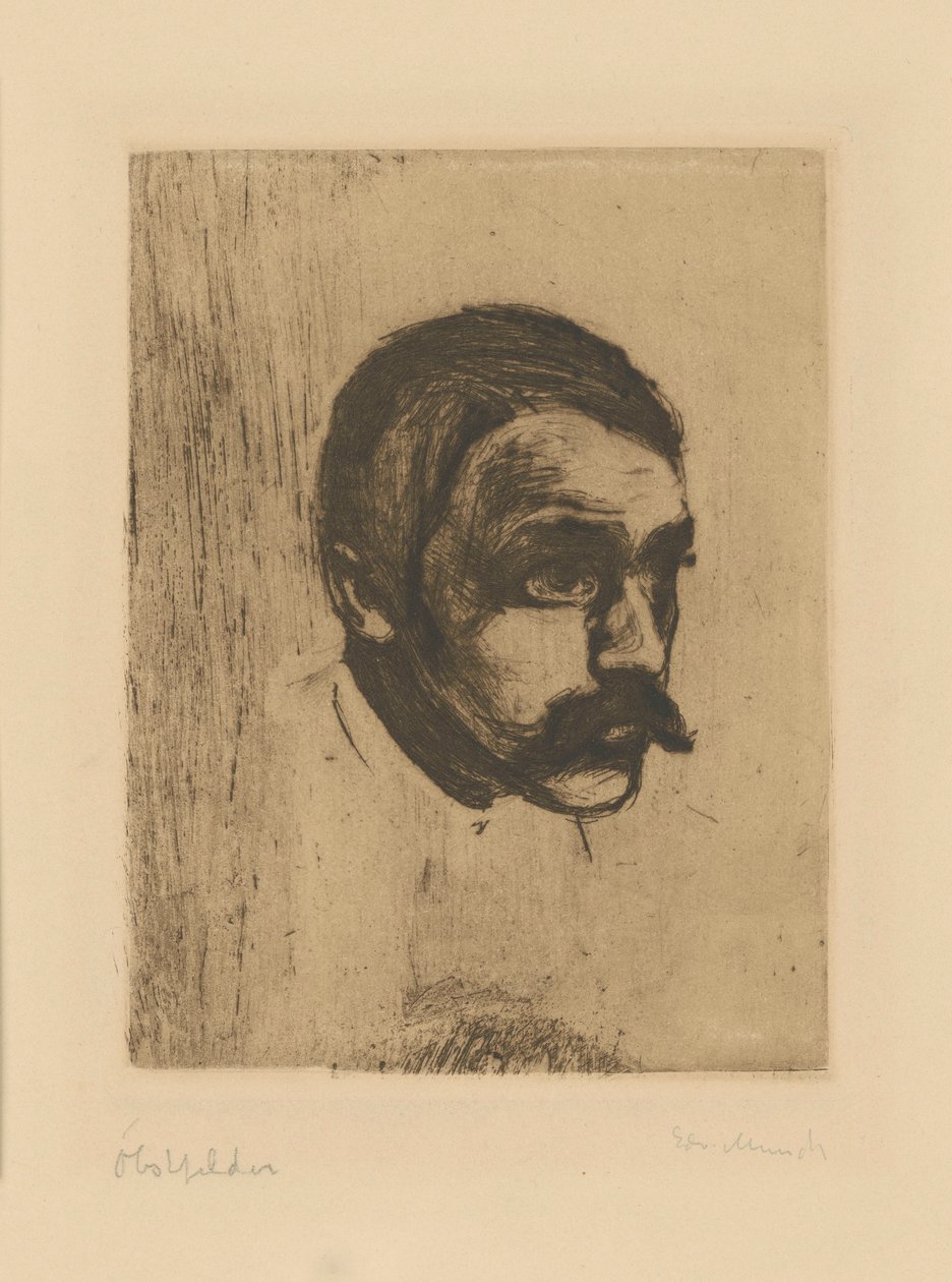 Sigbjørn Obstfelder von Edvard Munch