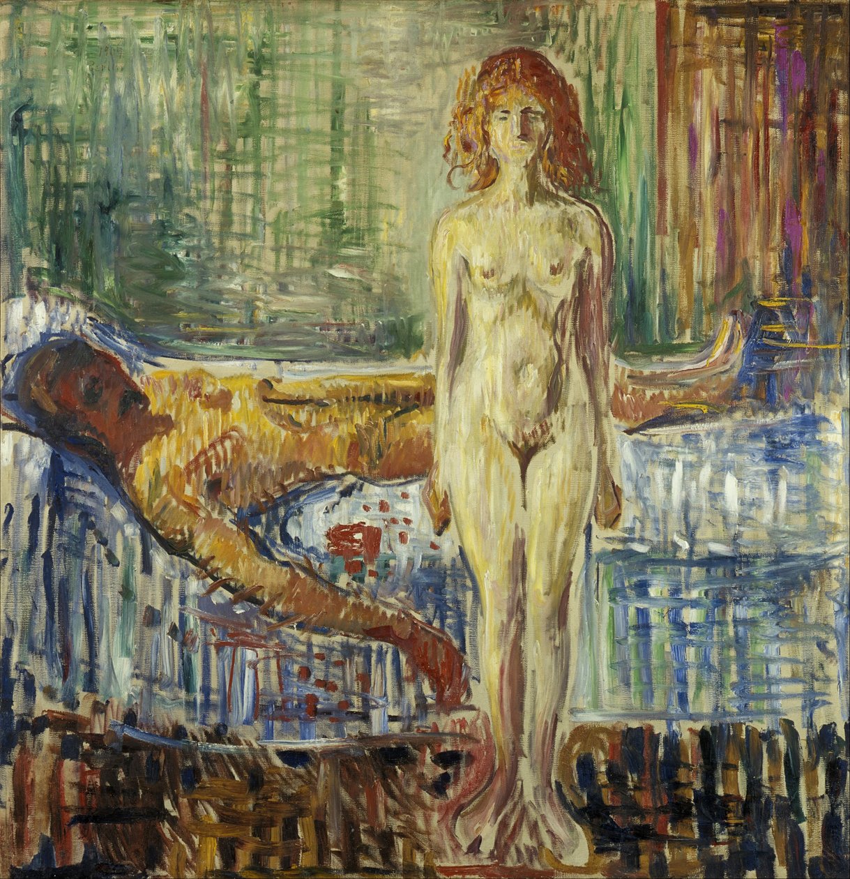 Der Tod des Marat II von Edvard Munch