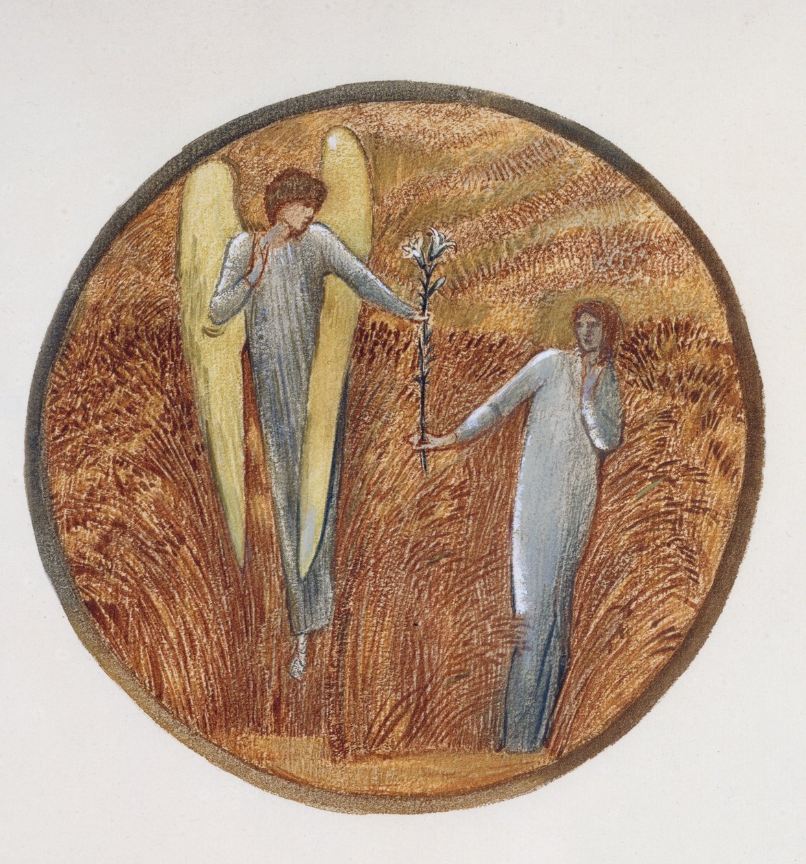Das Blumenbuch: VI. Blume Gottes, 1905 von Edward Burne Jones