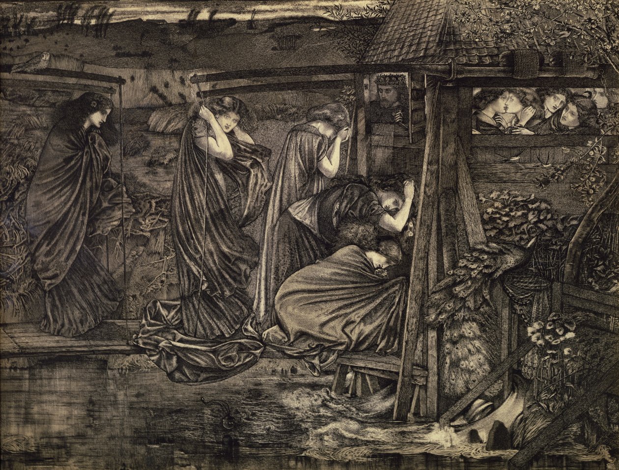 Die klugen und törichten Jungfrauen von Edward Burne Jones