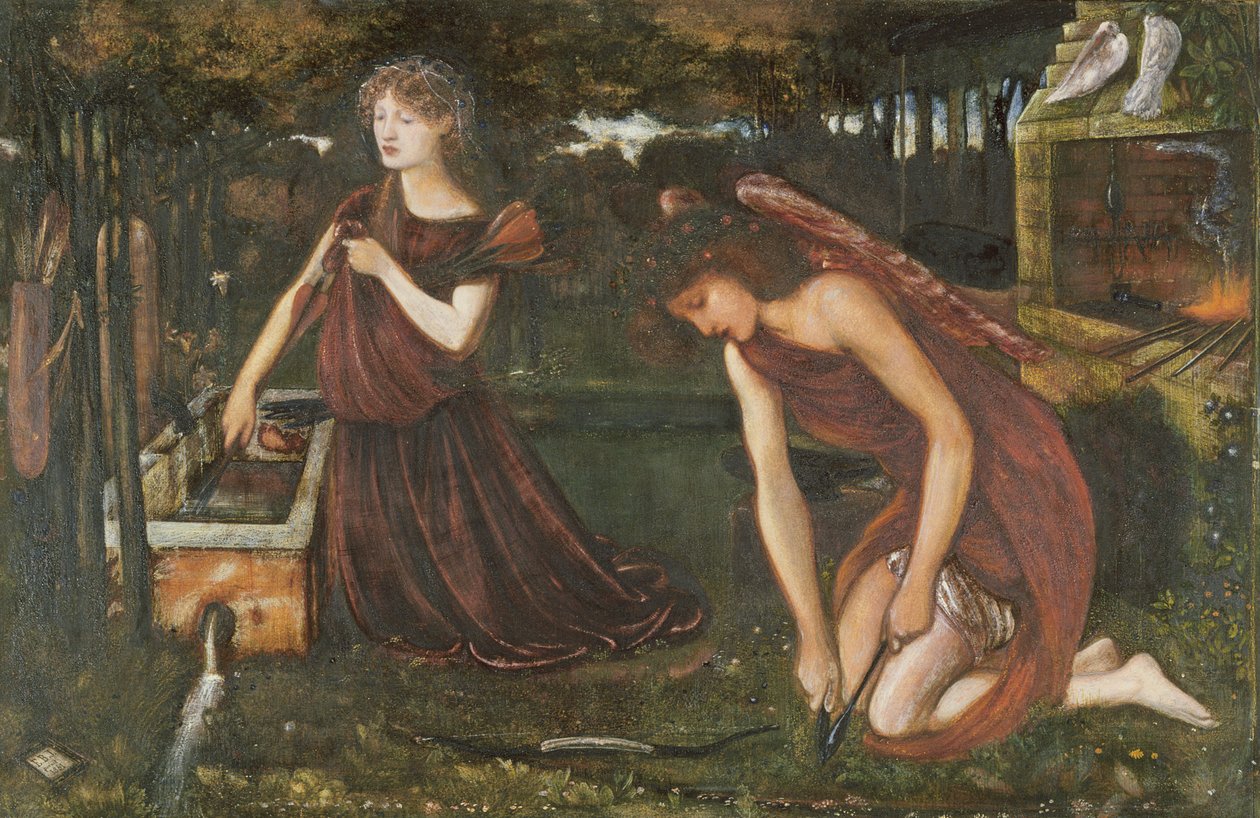 Cupids Schmiede von Edward Burne Jones