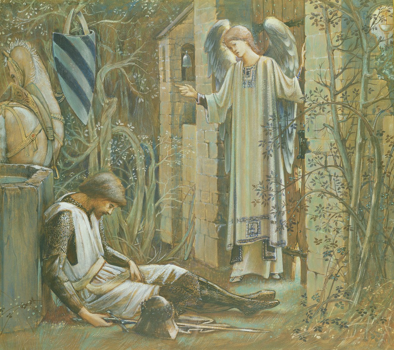 Das Scheitern von Sir Lancelot von Edward Burne Jones