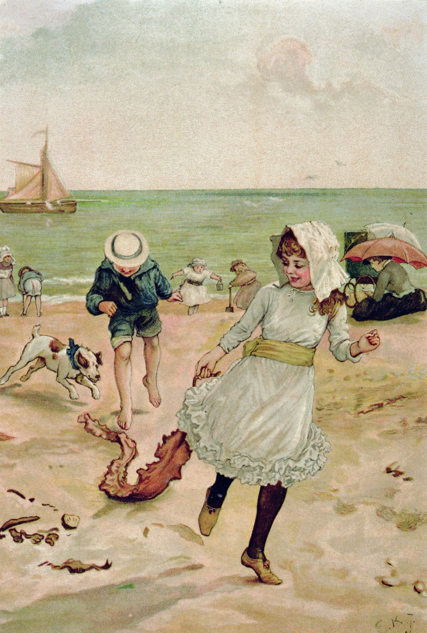 Kinder und Seetang aus Sonnenstrahlen von Edward Killingworth Johnson