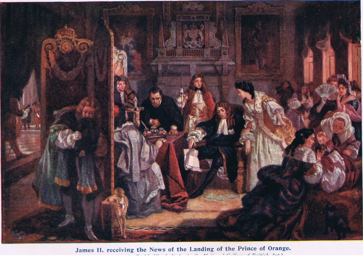Nachricht von der Landung des Prinzen von Oranien von Edward Matthew Ward