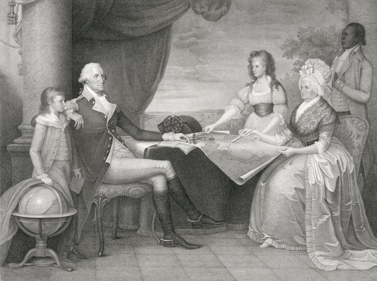 Die Familie Washington von Edward Savage