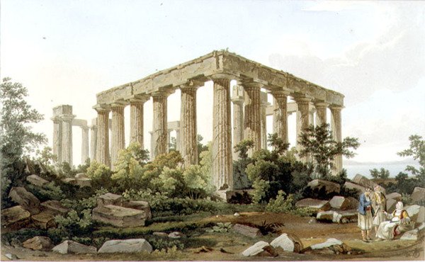 Der Tempel des Jupiter Panhellenios, Tafel 27 aus Teil 5 von 