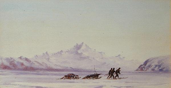 Arktische Szene von Edward Adrian Wilson