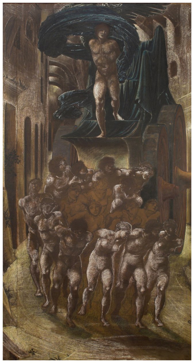 Der Wagen der Liebe oder Liebes Wanderschaft von Edward Burne-Jones