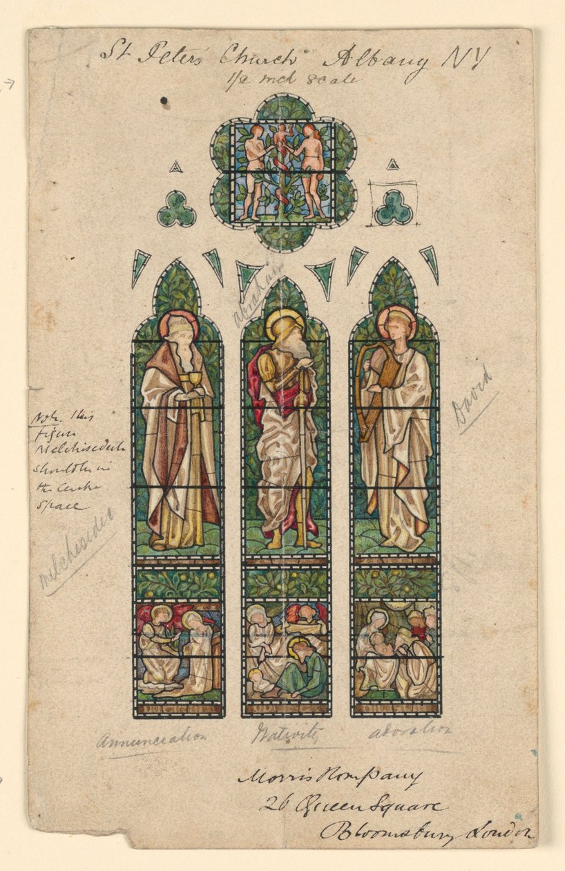 Sankt-Peter-Kirche, Alb, ca. 1870 von Edward Burne Jones