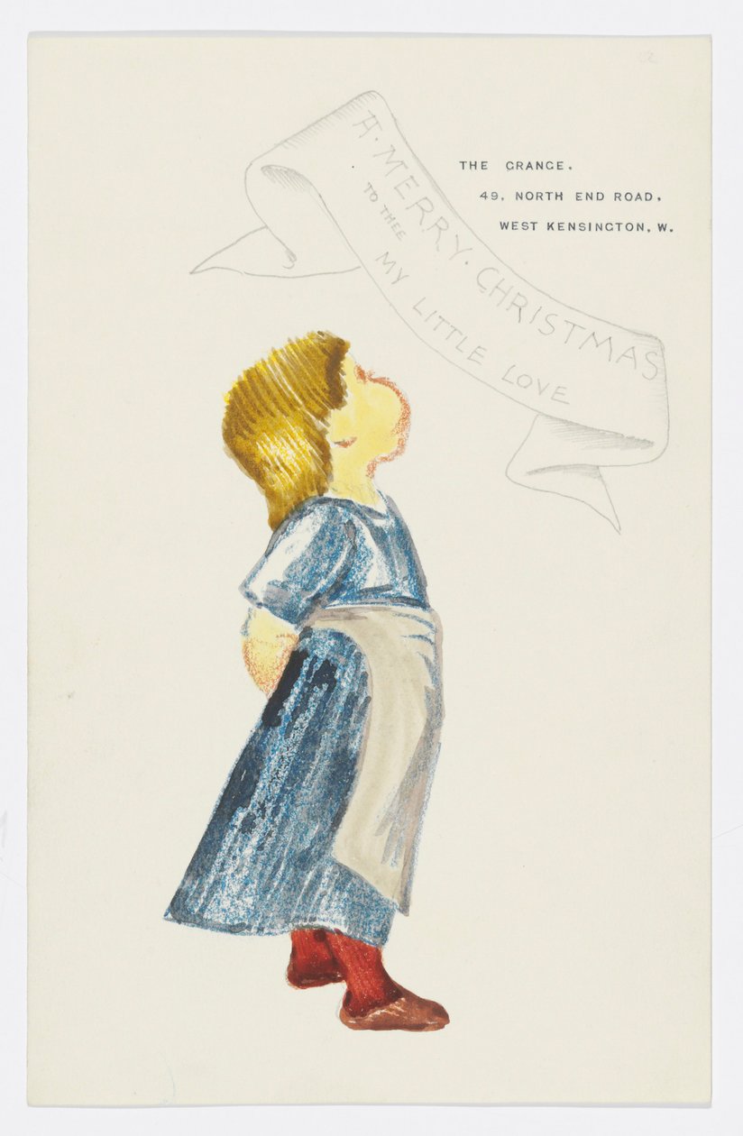 Brief an die Enkelin des Künstlers Angela Thirkell von Edward Burne Jones