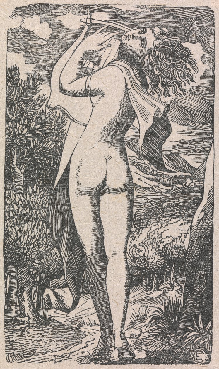 Die Bacchantin von Edward Calvert