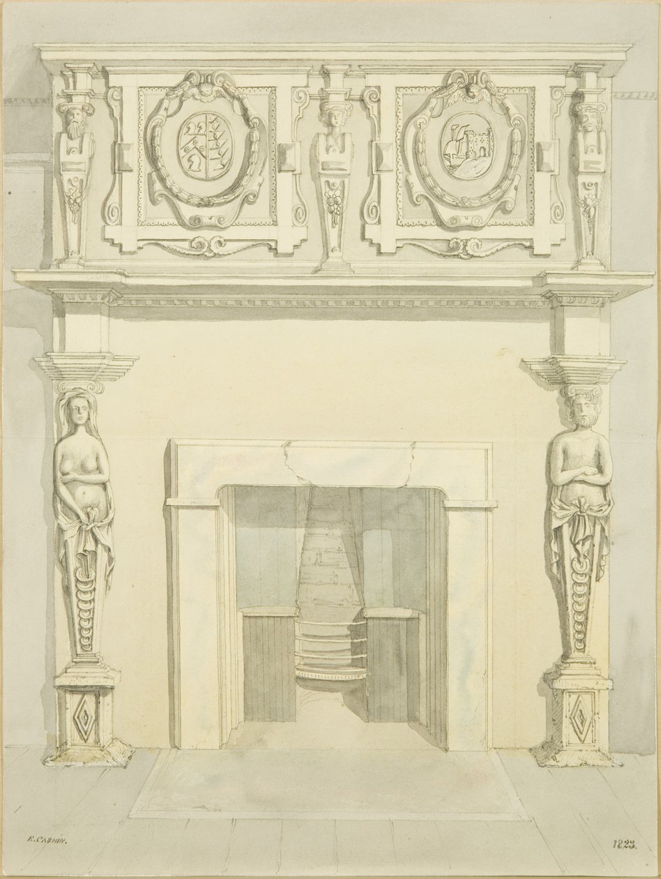 Kamin in Messrs Harris