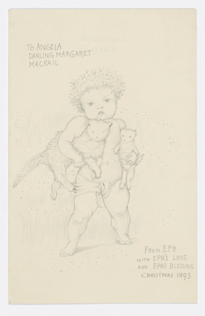 Brief an die Enkelin des Künstlers Angela Thirkell von Edward Burne Jones